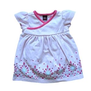 NWOT! Tea Collection Wrap Neck Dress with Bloomers/Diaper Cover - Size 3-6M